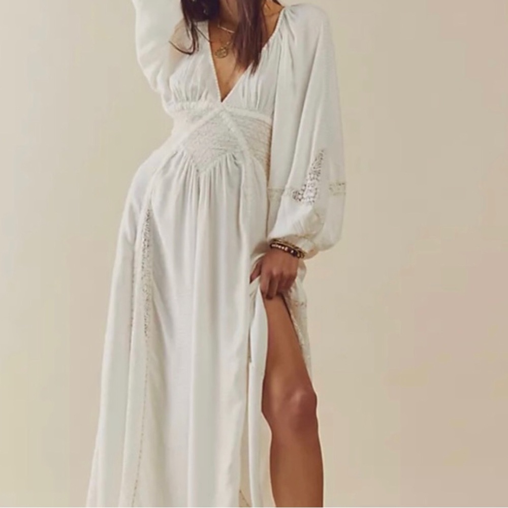 ISO FP WHITE SW MAXI DRESS